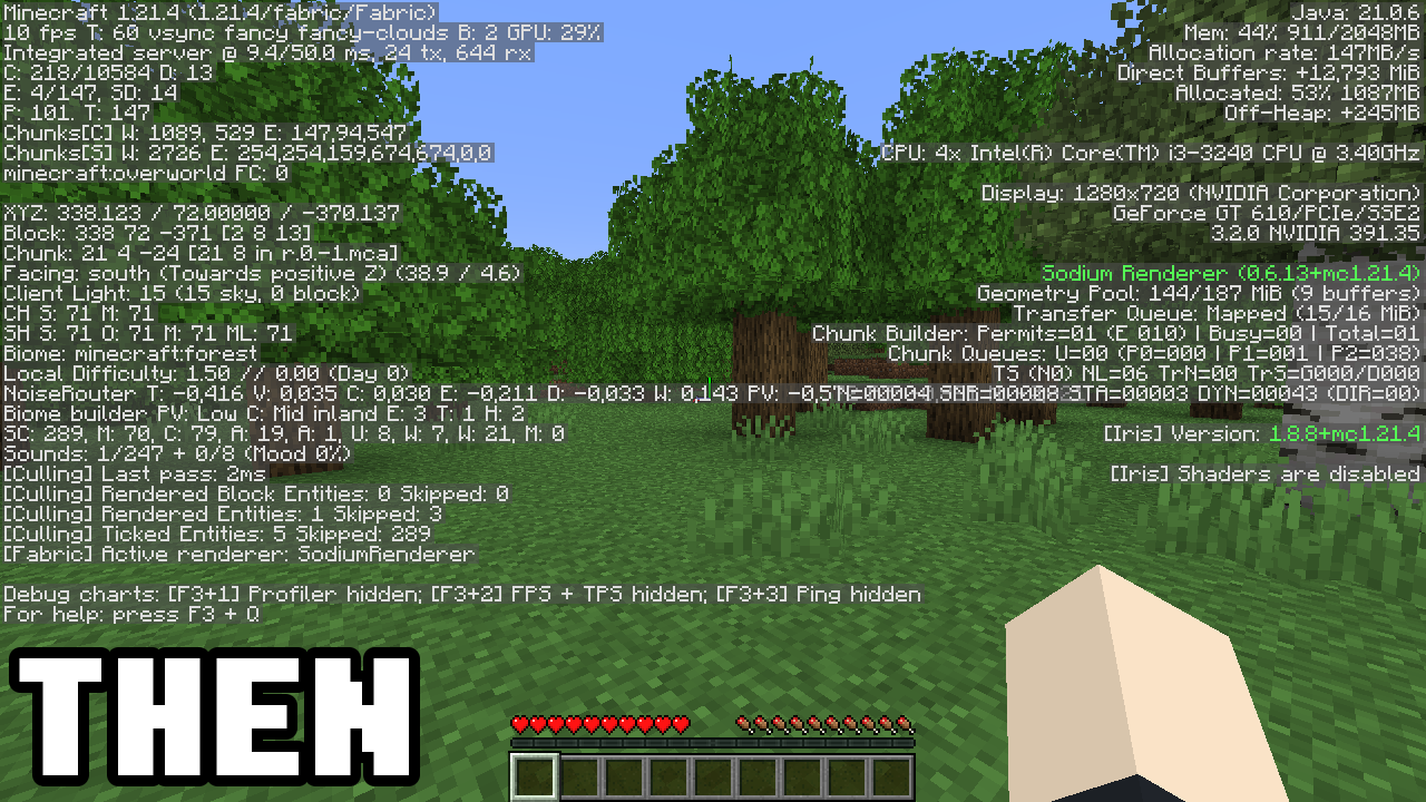 Then frames per second