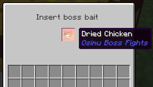 Dried Chicken in Mimic Lure