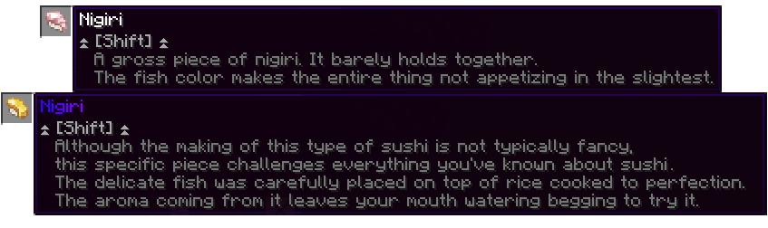 descriptions