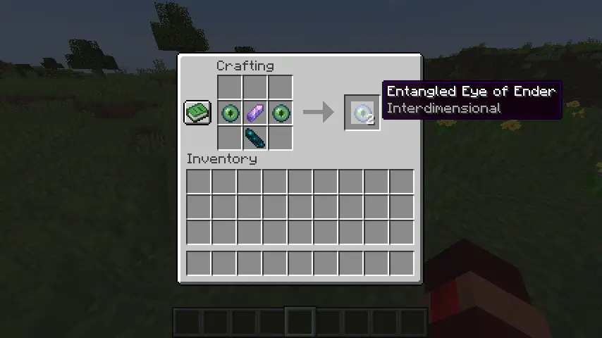 Interdimensional Entangled Eye of Ender Recipe