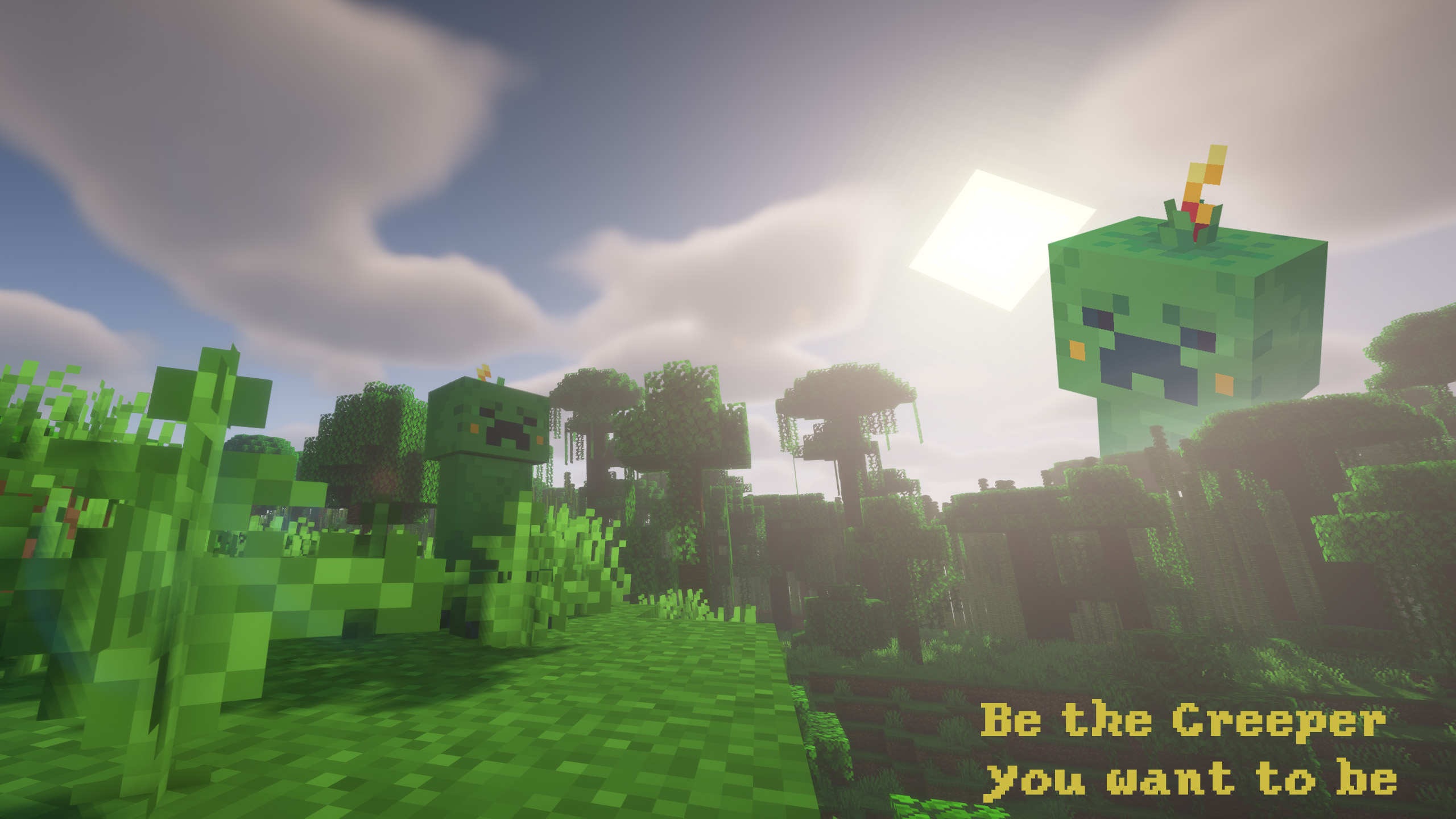 A creeper pondering