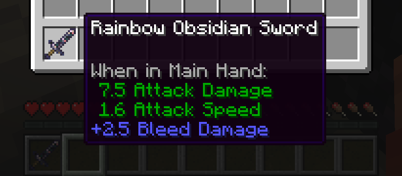 Bleed Damage Sword