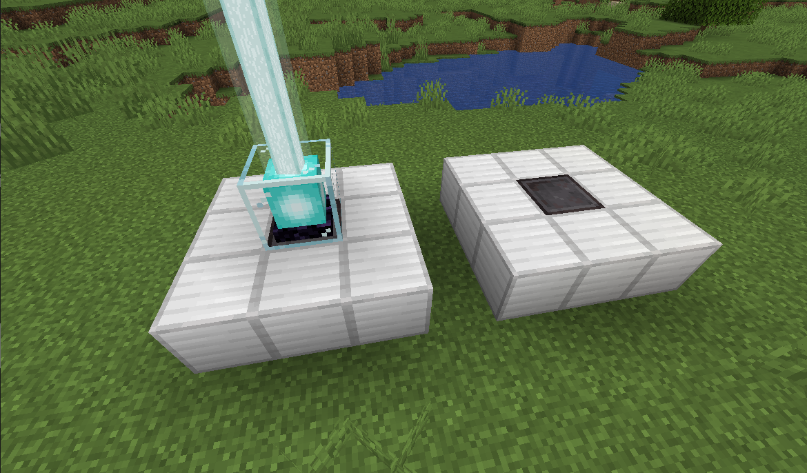 Beacon with Netherite block