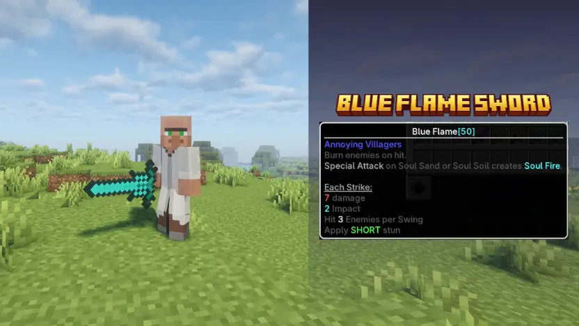 Blue Flame Sword