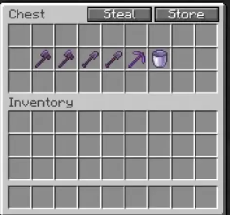 Frozen/Amethyst Tools