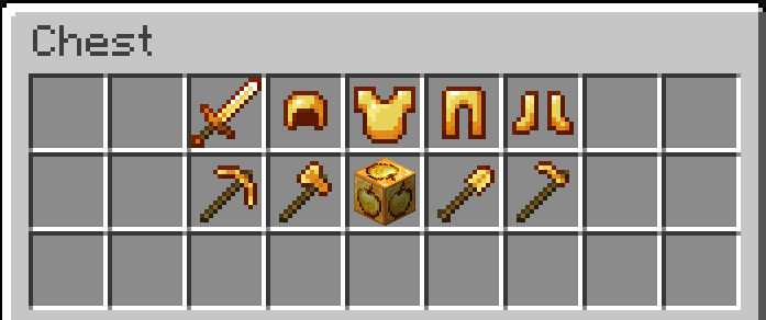The items from GoodMC: Items