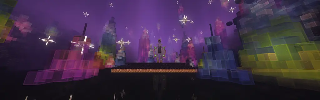 Arceus inside of a raid den