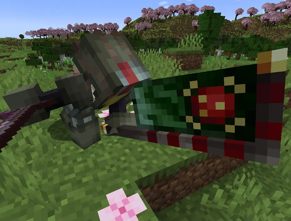 Someone attacking with an offhand Yoshimitsu's Banner