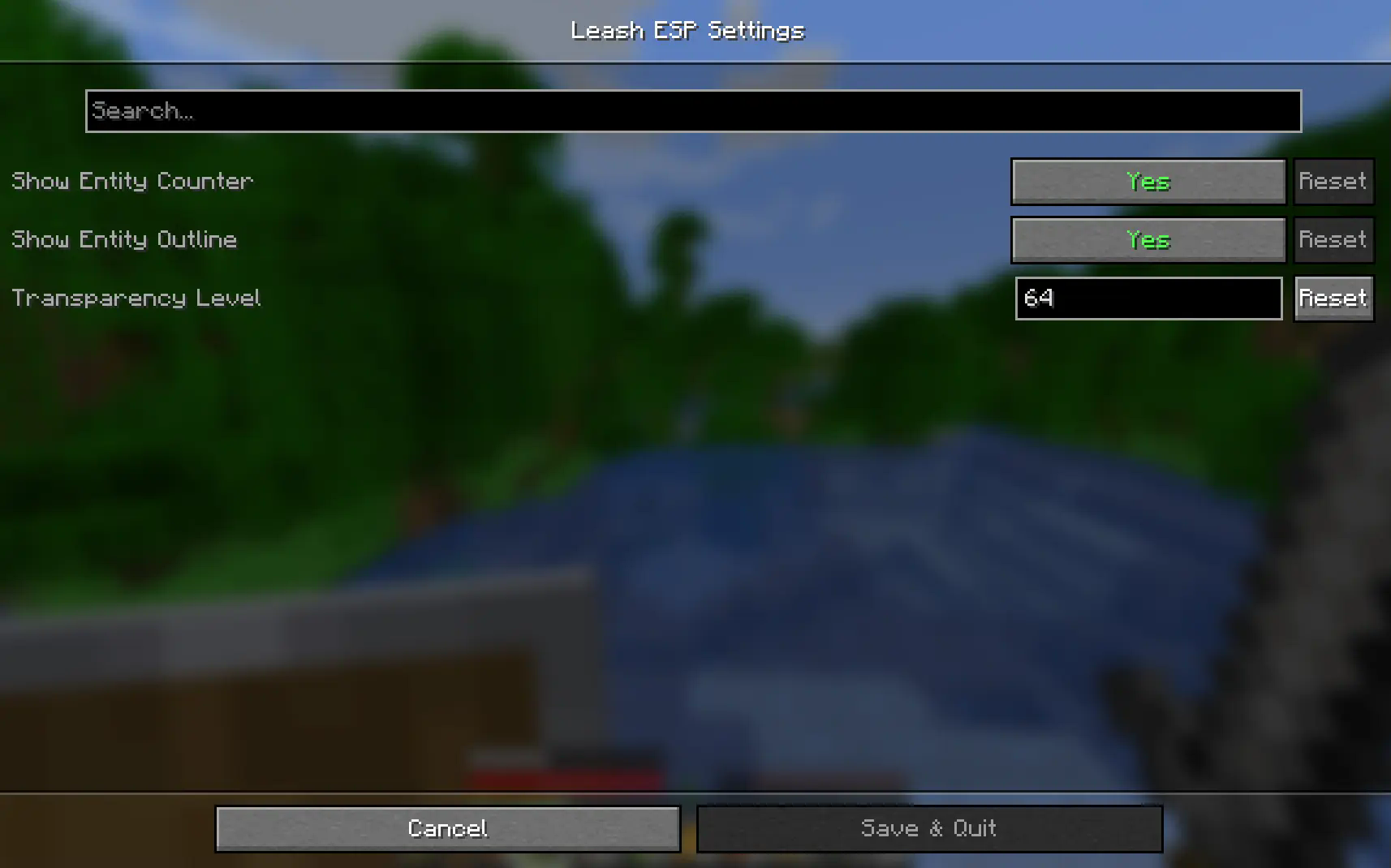 New Screen Config