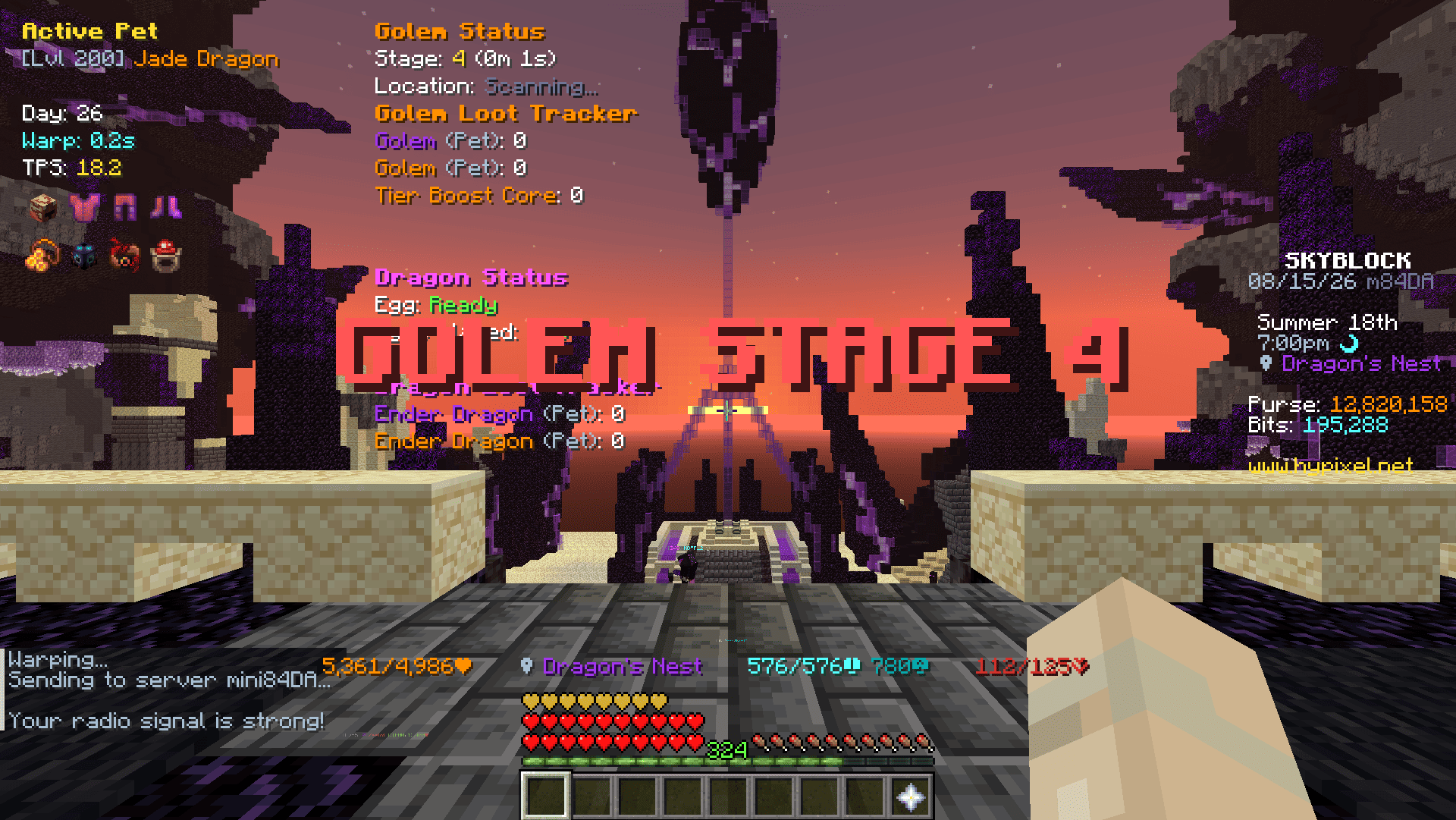 End Stone Protector Stage Announce