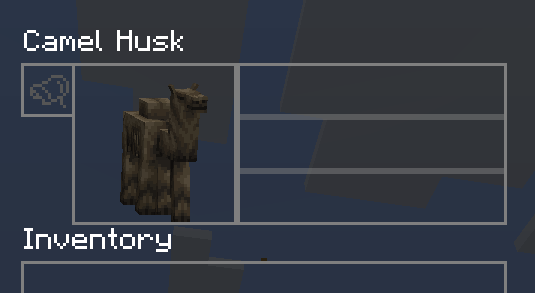Camel Husk name being white