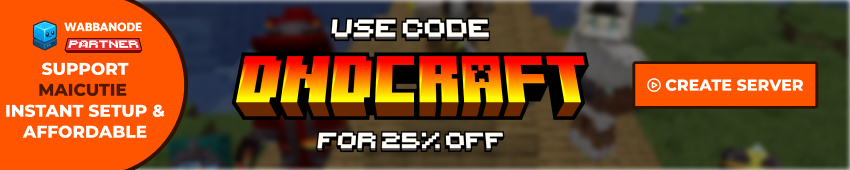 Wabanode Server banner with a 25% off discount code