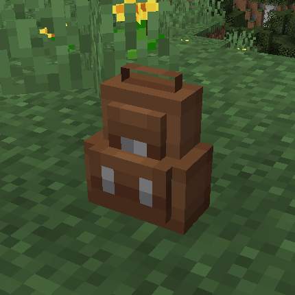 Big backpack in minecraft