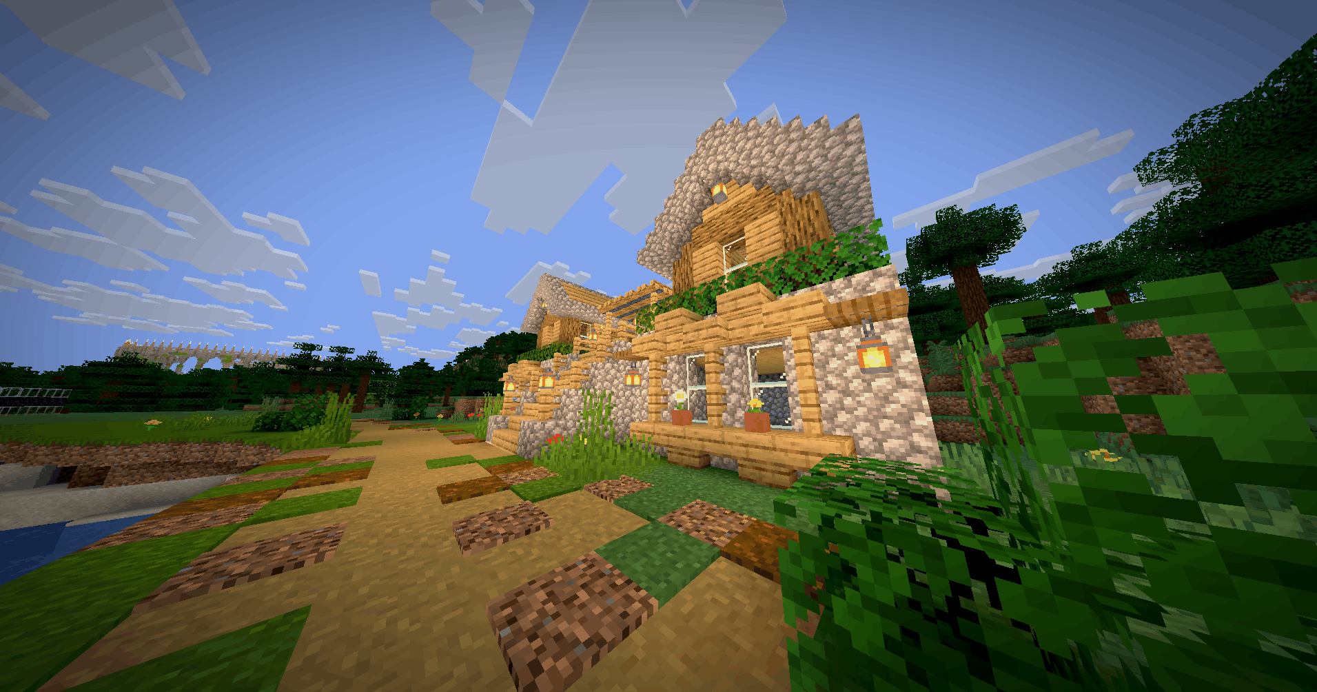 The shaders in-game