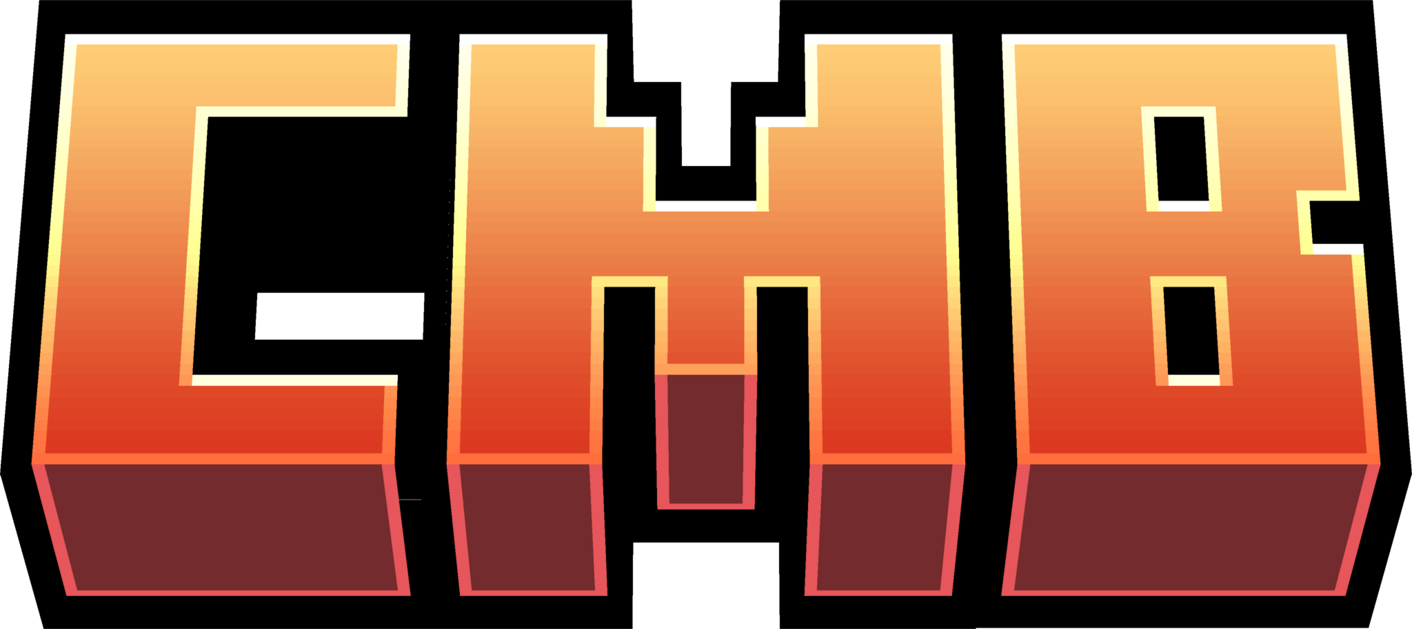 This image shows the first letters of "Cobblemon Menu Background" in a cool gradient!
