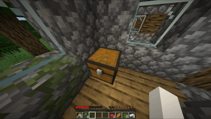 Comfortable chest looting