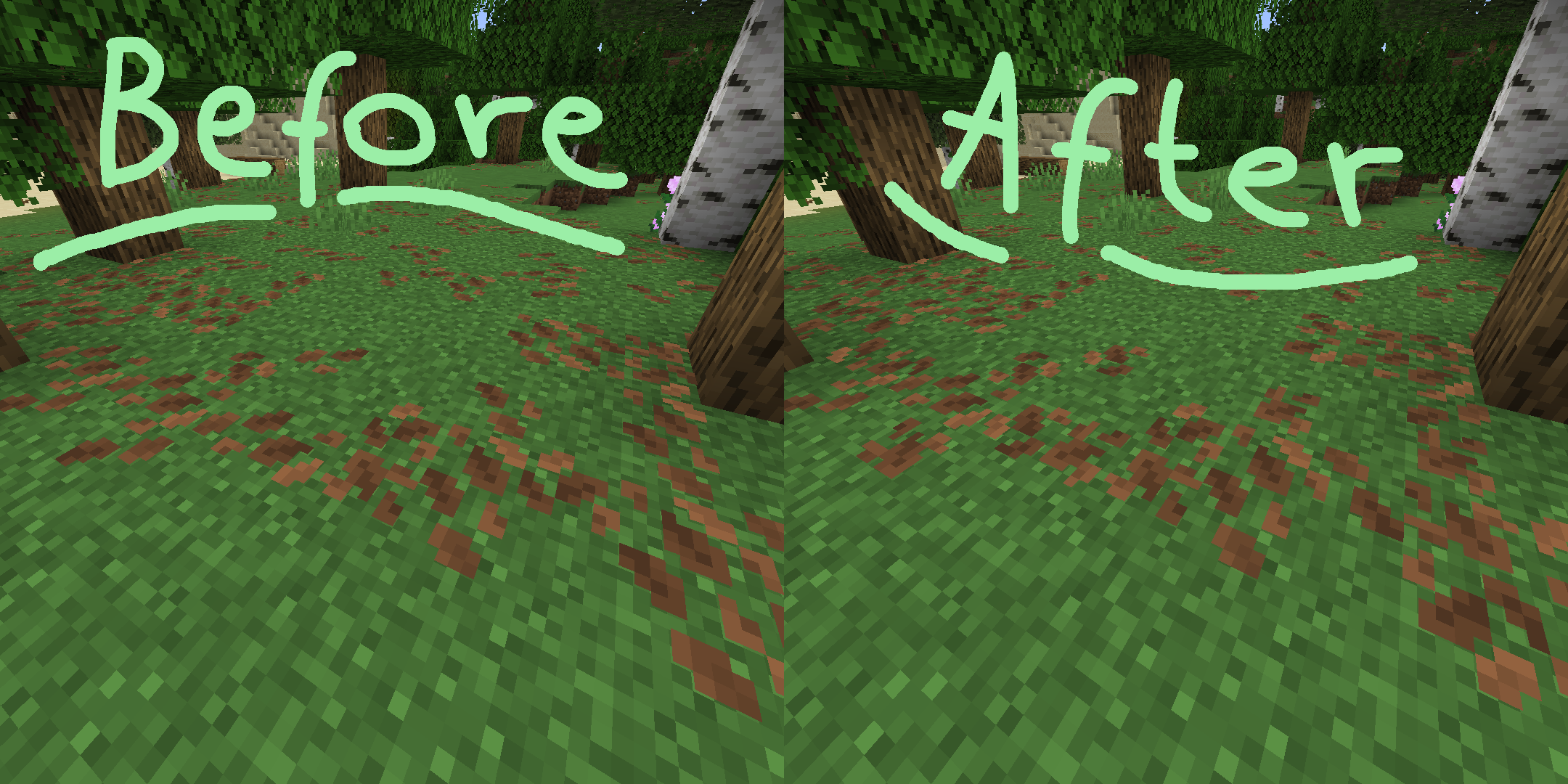 Rotated Leaf Litter