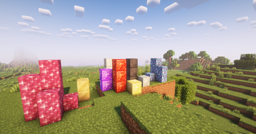 The blocks of each ore