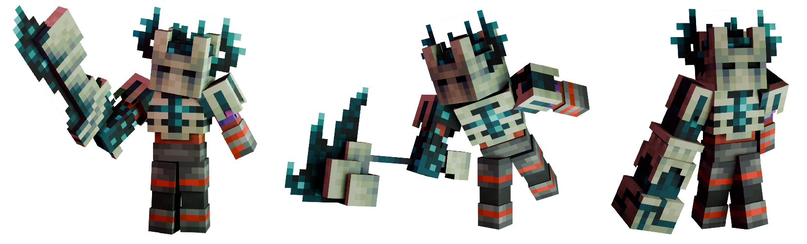 Renders for the item added by the module.