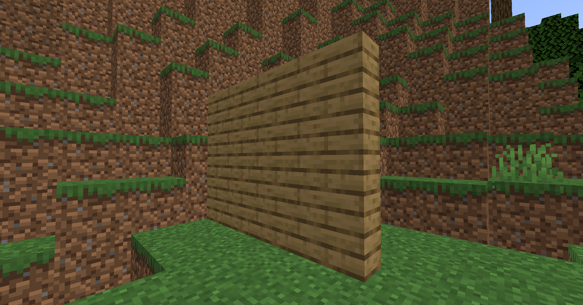 An example of vertical slabs.