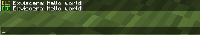 Local/Global chat test