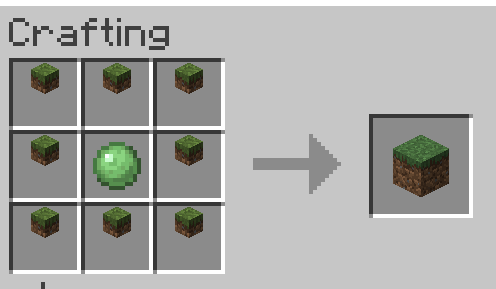 Putting a block back together