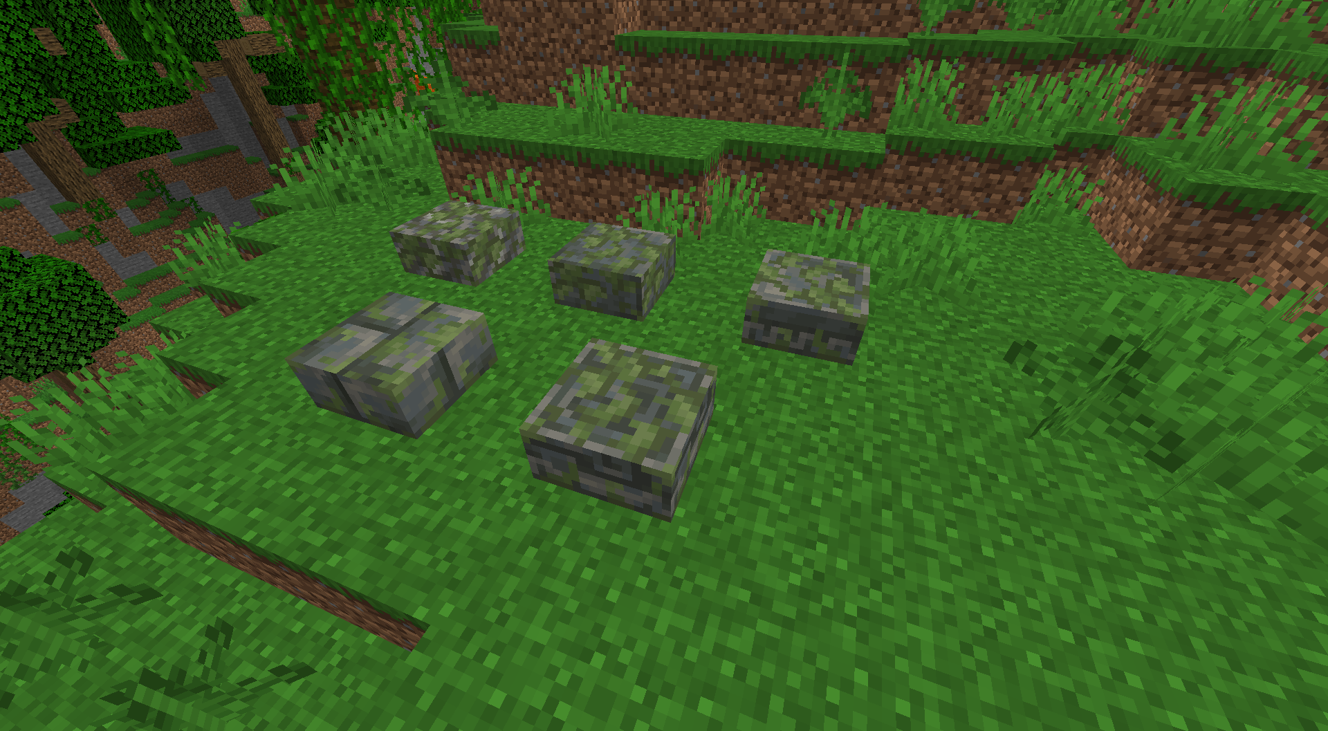 Mossy Tuff Slabs