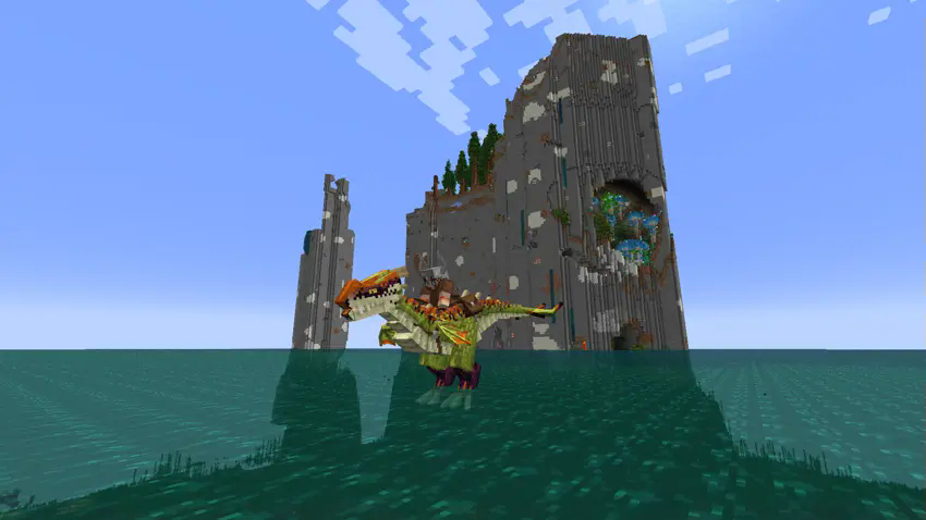Stinger on top of water