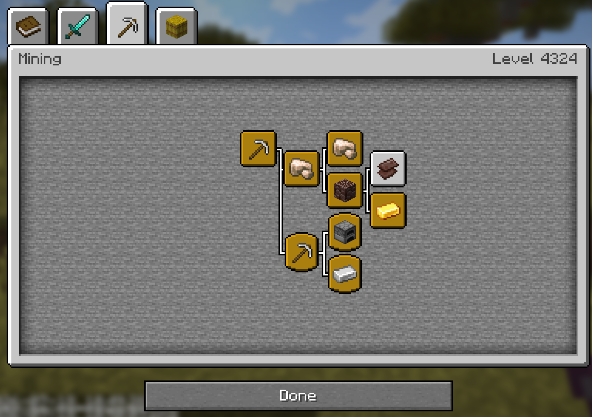 Mining Tab