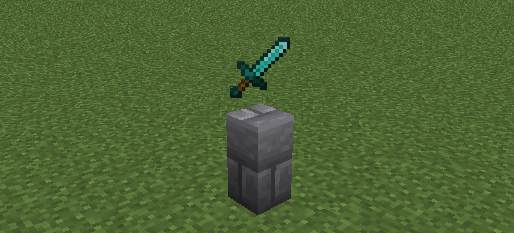 Diamond Sword on Invisible Display