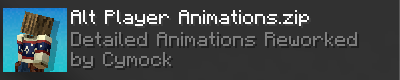 Alternate Player Animations(Option Packs)