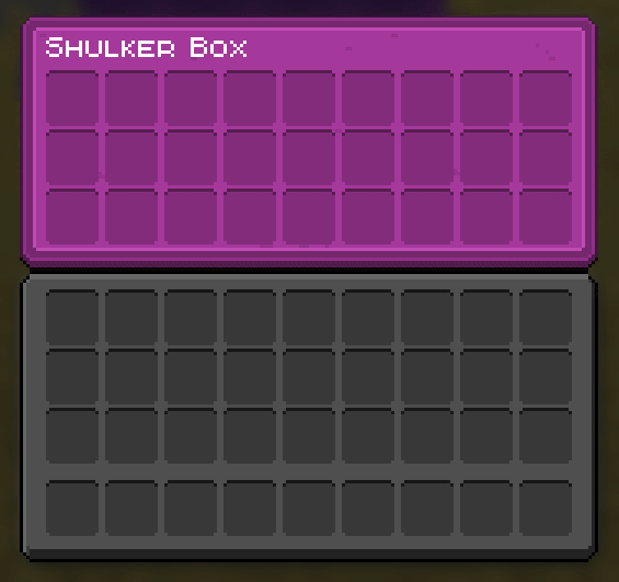 Shulker box colour variations