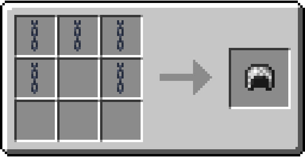 You can craft chainmail armor using chains.