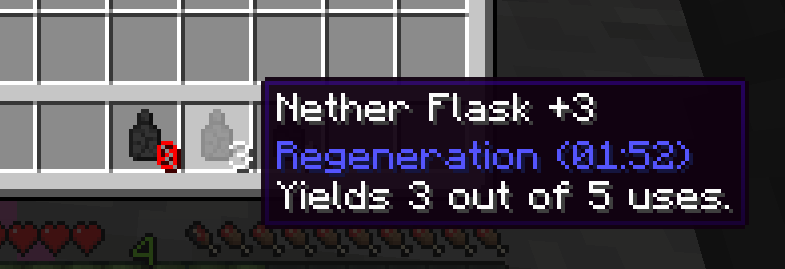 Integrates with vanilla Potions Flask Ingame Screenshot