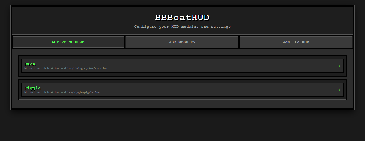 BBBoatHUD Configuration