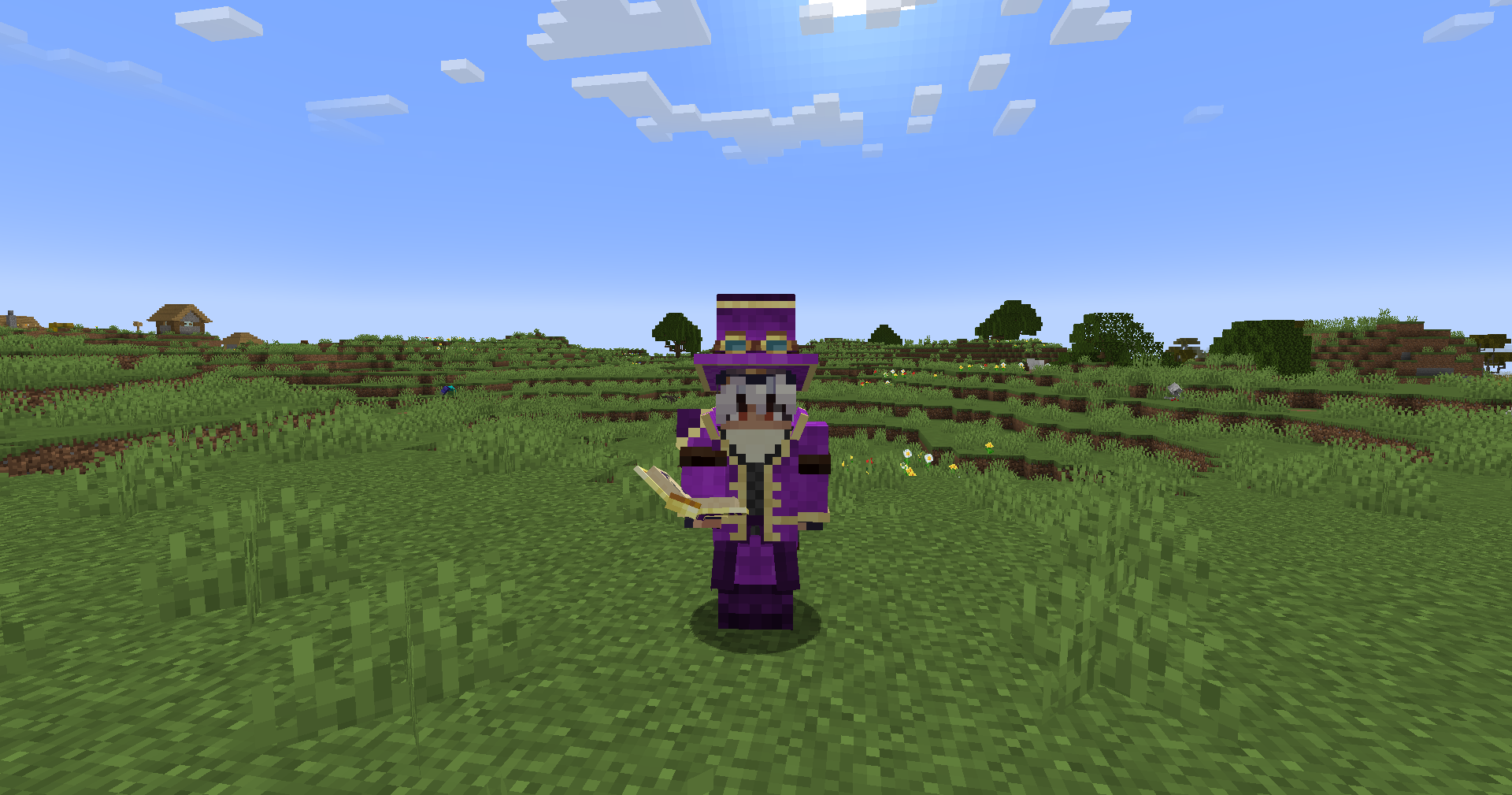 A player using magic.