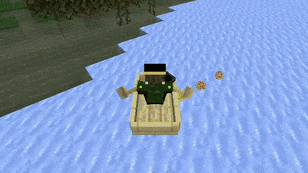 Player respawns with the mod, smoothly and clearly getting launched.