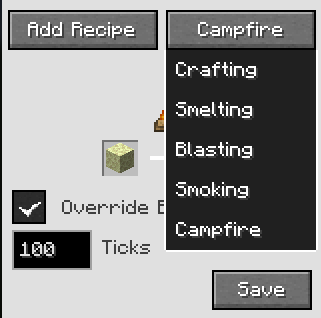 Recipe Types
