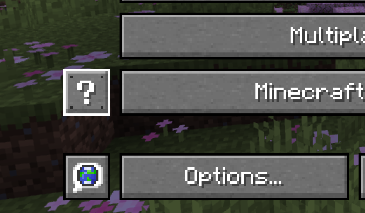 That's how the button stays near to Realms button