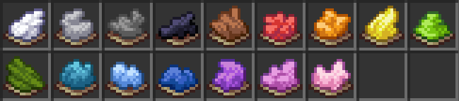 All the dyes