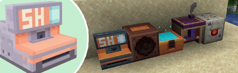 Banner with blocks
