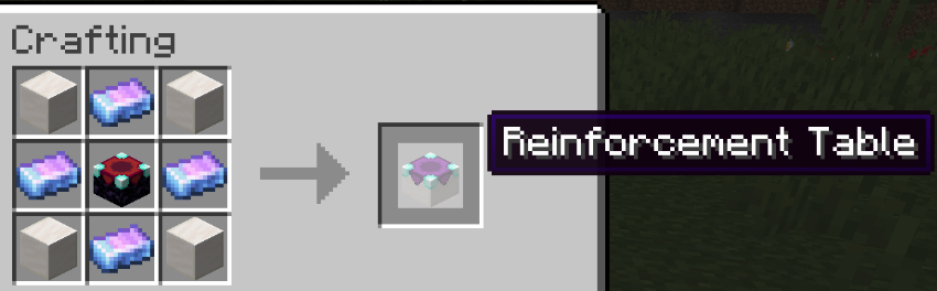 Recipe(Reinforcement Table)