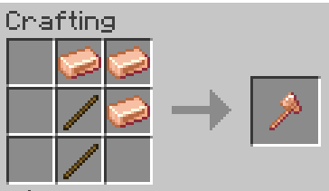Rose Golden Axe crafting