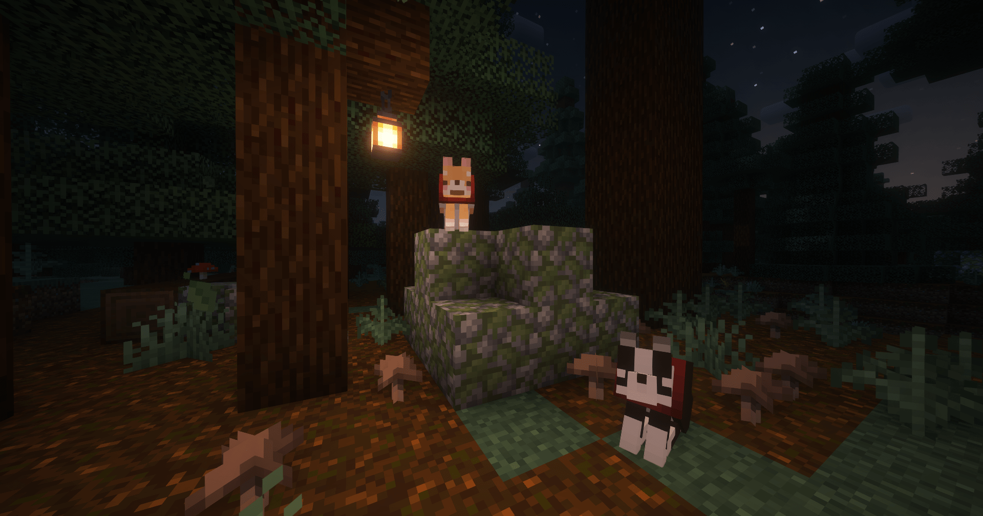 Doggos found in the Old Growth Spruce Taiga Biome