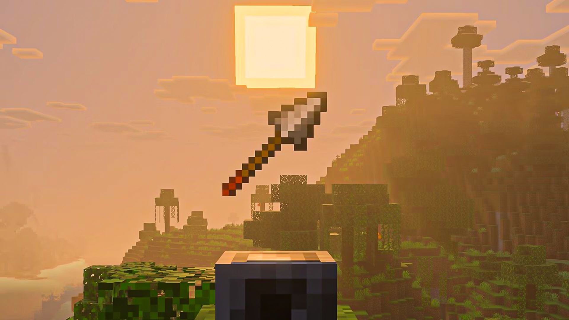 Spear in the sunlight