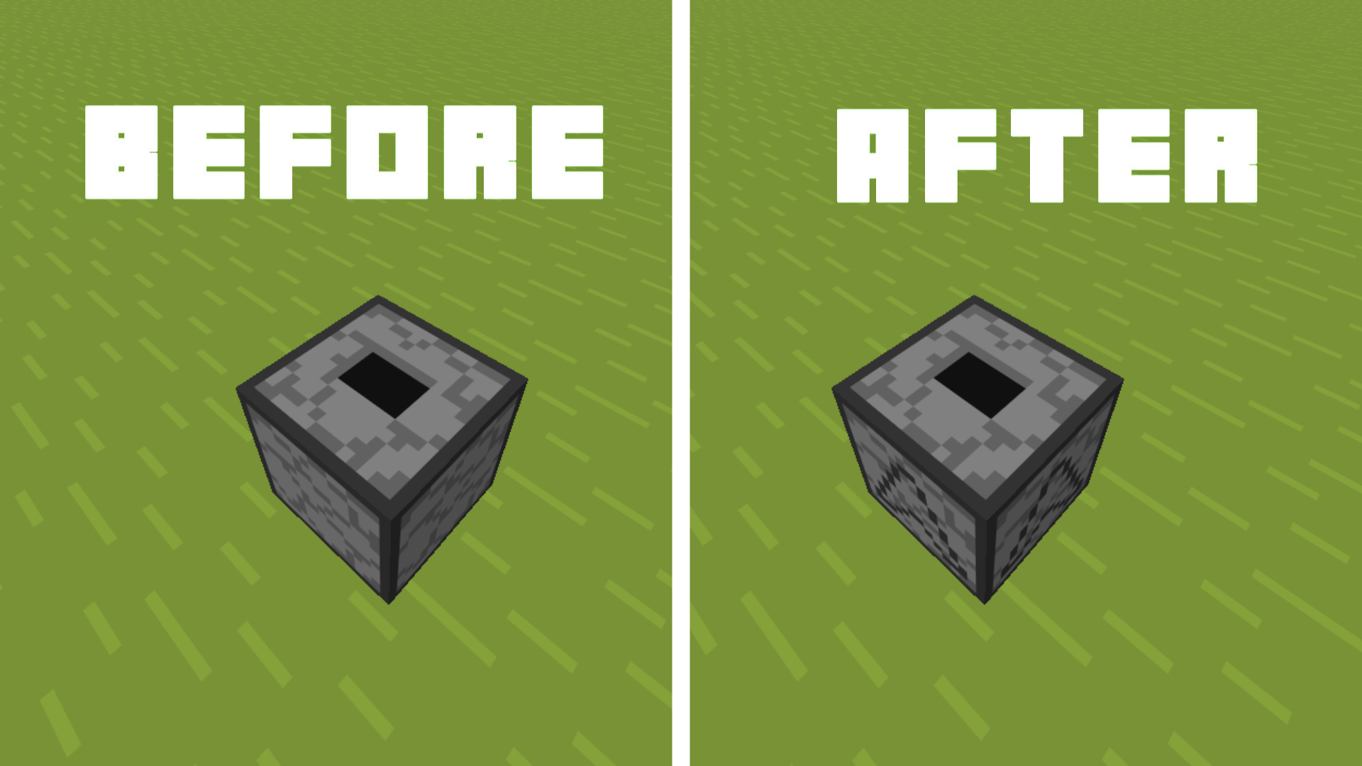 Before and after for Dropper V2