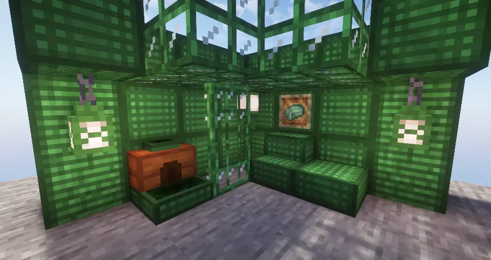 Greenhouse Lanterns, Doors, Slabs, Stairs, Poles, Lamps and of course the Seed Maker.