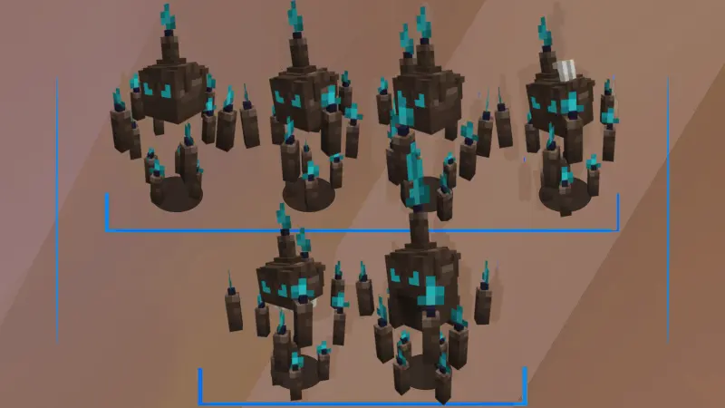 All variants in the Soul Sand Valley biome