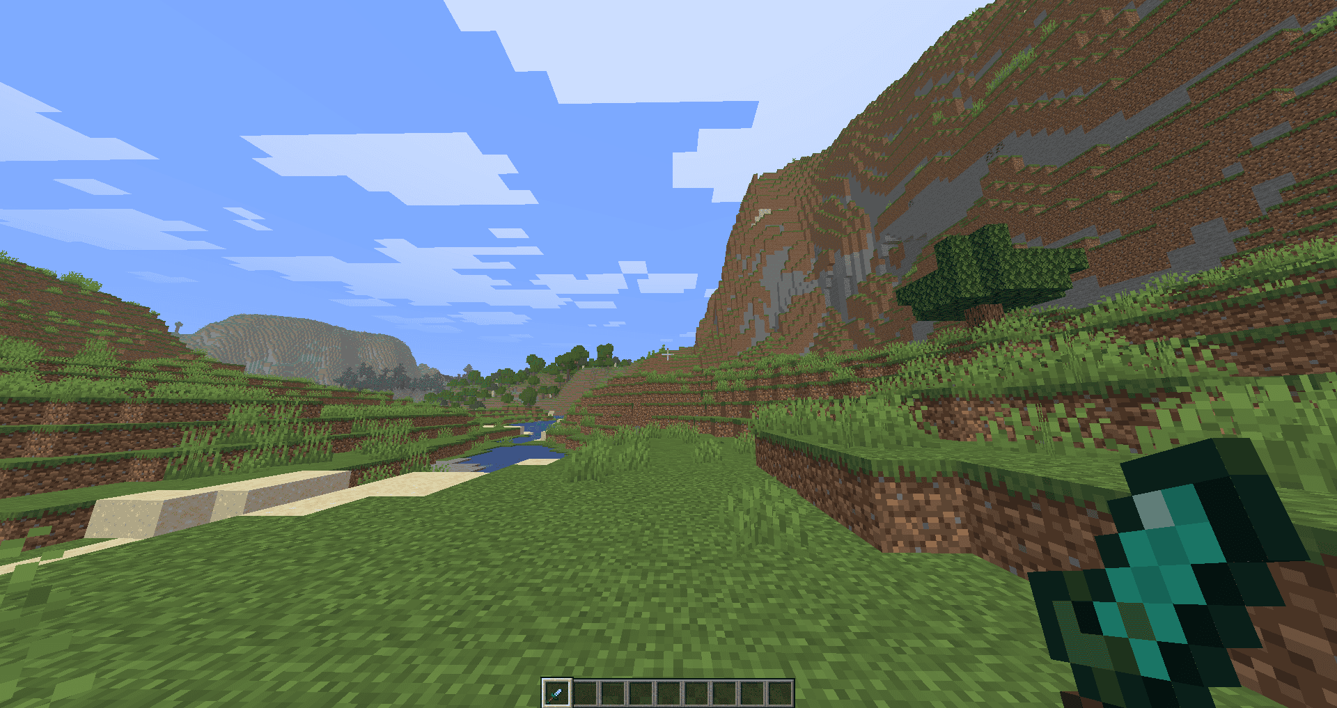 A tiny sword texture pack for Minecraft, changing the look of swords with a small, clean texture set