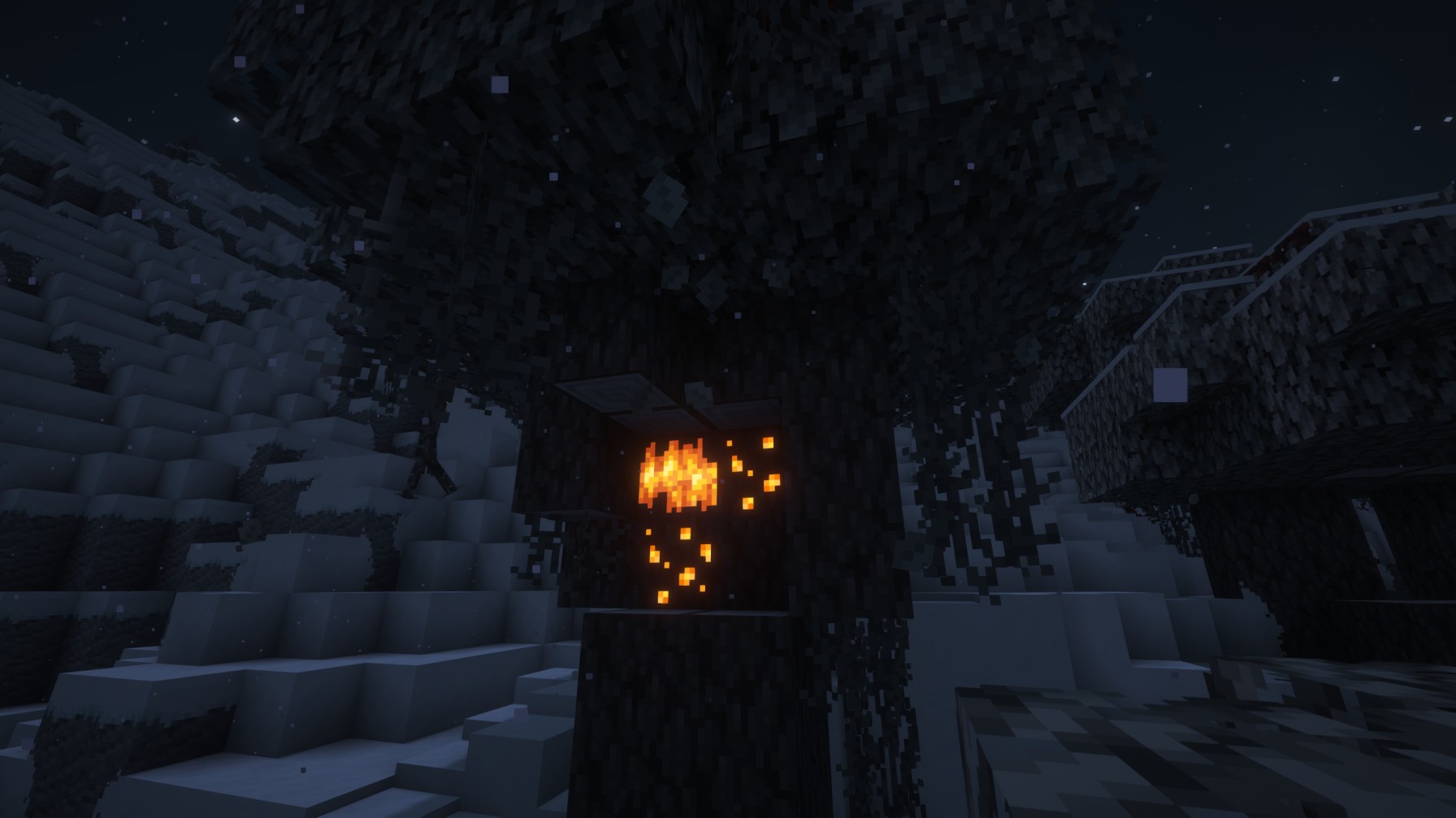 Emissive Creaking Heart And Resin Clumps (Shaders: Complemntary)
